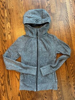 Lululemon full zip hoodie splatter print size 2